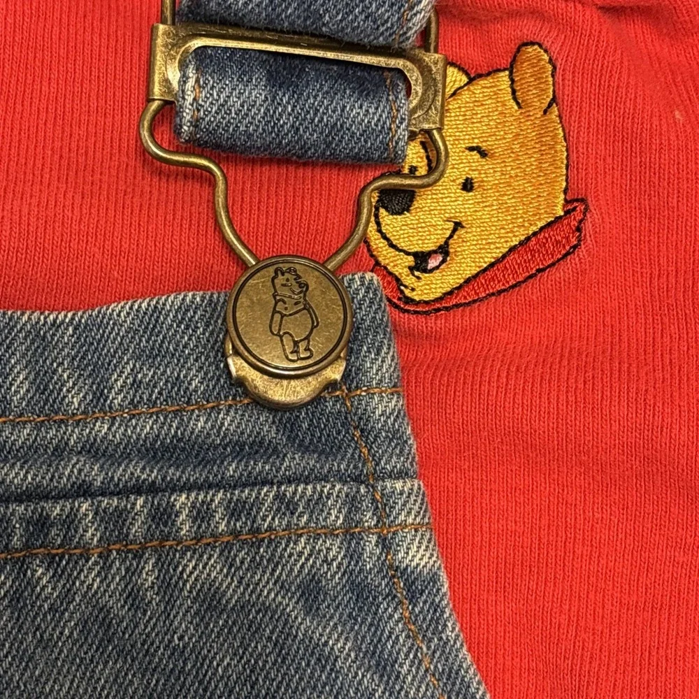 Vintage Winnie the Pooh With Tigger 2T‎ Overalls And 24 Months Shirt